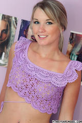 Jewel in Purple Knit
